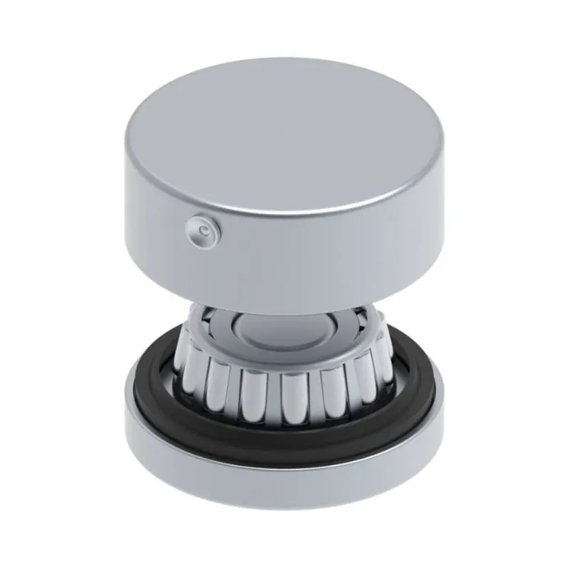 Cardine inferiore saldare VC4202.070 Fac per cancello ad anta, con cuscinetto a rulli, diametro 70 mm, altezza 40 mm, Acciaio finitura Zincato Shop Nu
