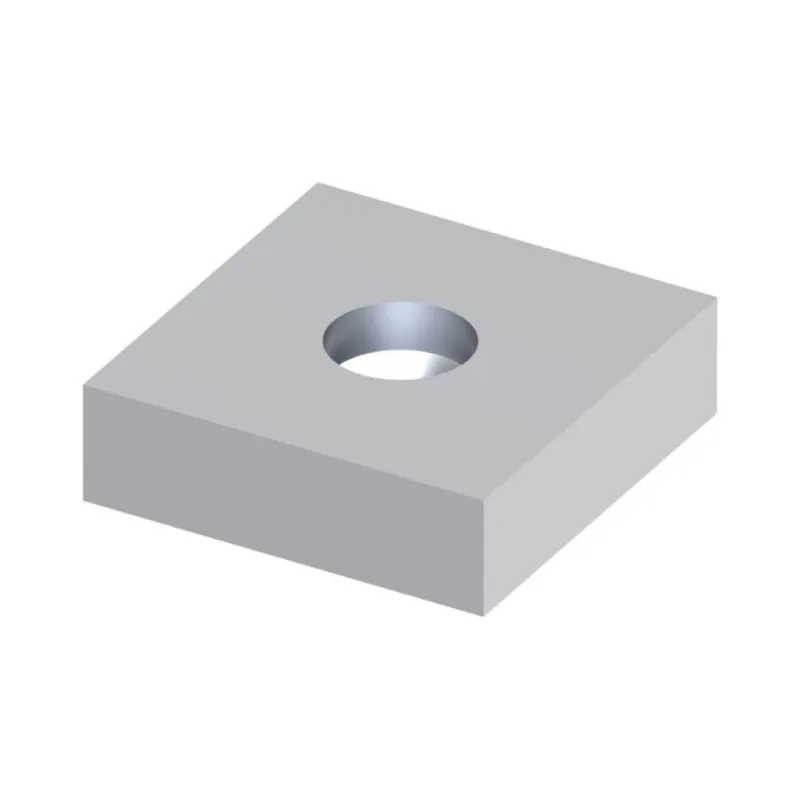 Piastra inferiore a saldare VC2201.023.L Fac per perno cancello ad anta, diametro 23 mm, Acciaio finitura Lucido Naturale Fabrieksprijs