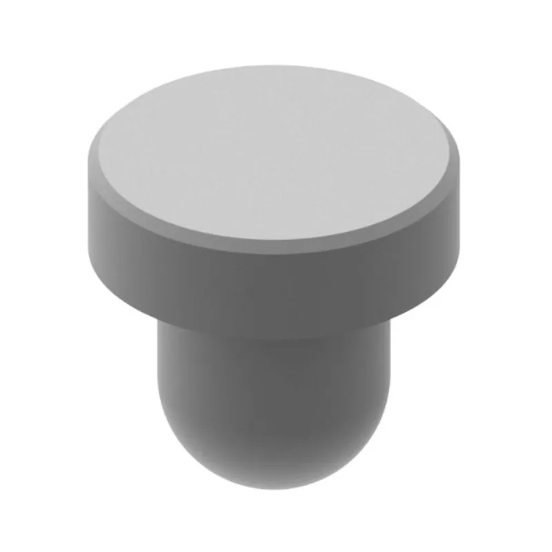 Perno inferiore VC2111.020.L Fac per foro piastra diametro 20 mm, tondo 30 mm, altezza 35 mm, Acciaio finitura Naturale Lucido Gratis Retour