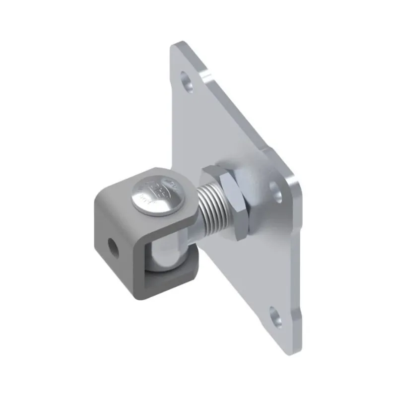 Bestel Nu Cardine con piastra a vite VC1206.A18 Fac per cancello ad anta, filetto M18, regolabile 56-70 mm, Acciaio finitura Zincato