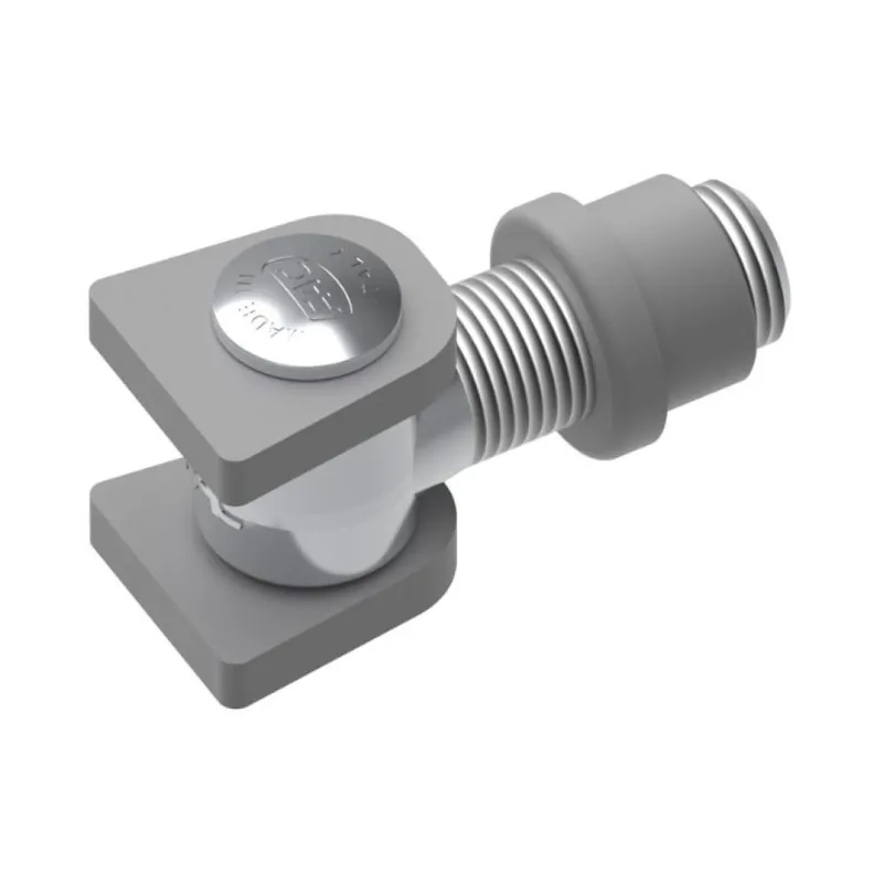 Speciale Aanbieding Cardine a saldare VC1101.A27 Fac per cancello ad anta, boccola filettata M27, perno antirotazione, Acciaio finitura Zincato