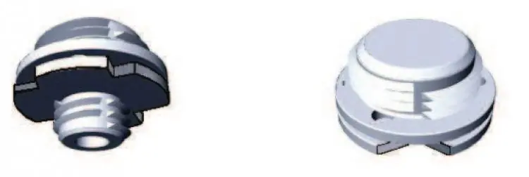 Betrouwbaar UTENSILI PER IL FISSAGGIO, clip fissaggio CIELI/PANNELLI 2611 MINI