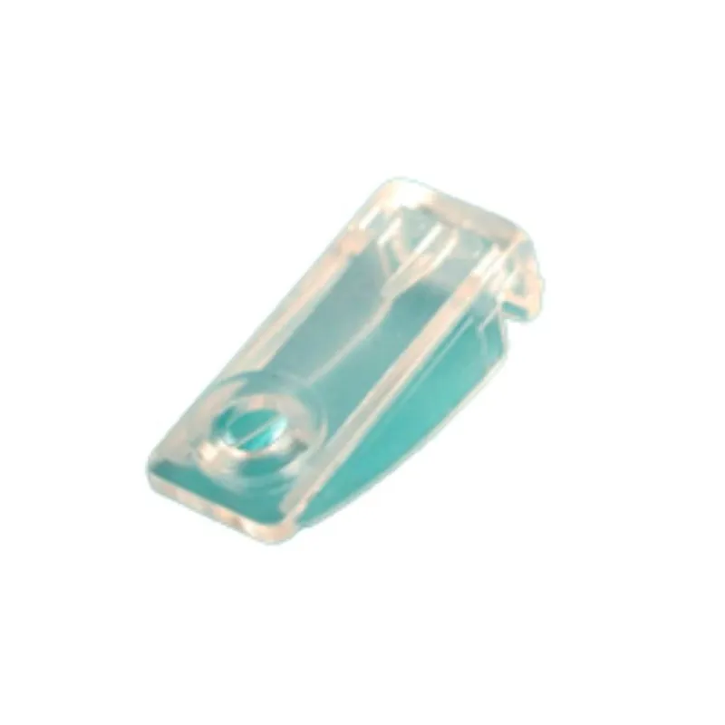 Actieprijs Cavaliere laterale sinistro Fitart, per ripiano in legno o vetro, dimensioni 32x12 mm, colore Trasparente