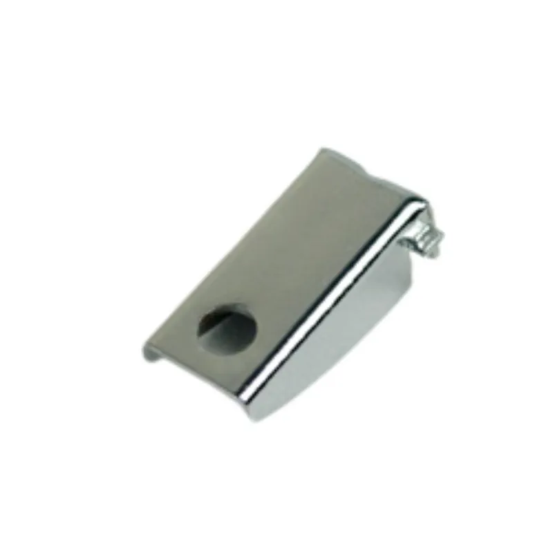 Cavaliere laterale sinistro Fitart, per ripiano in legno o vetro, dimensioni 27x12 mm, colore Cromato Direct Verzonden