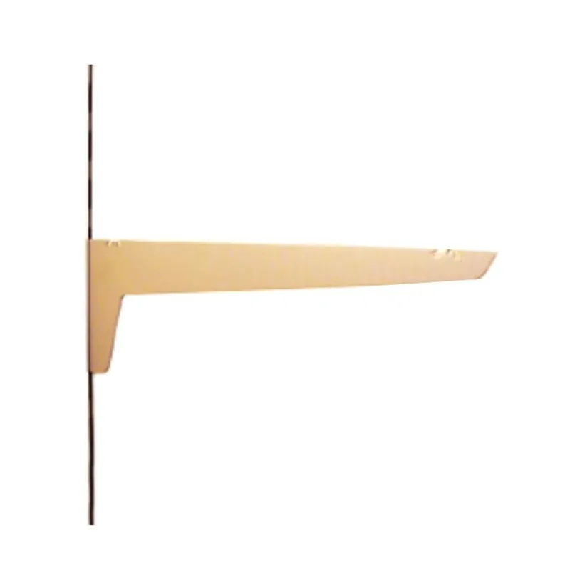 Supporto CTA Fitart per mensola in legno e vetro, lunghezza 350 mm, portata 50 Kg, Alluminio finitura Dorato Satinato Bestseller