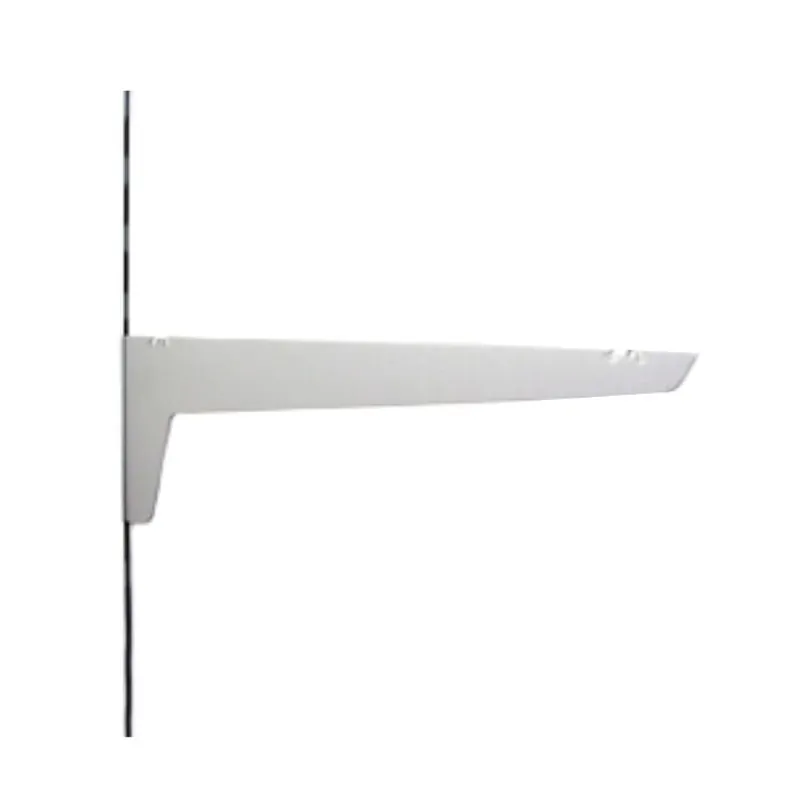 Must-Have Supporto CTA Fitart per mensola in legno e vetro, lunghezza 350 mm, portata 50 Kg, Alluminio finitura Argento Satinato