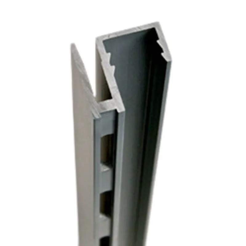 Beste Prijs Cremagliera laterale CR7 Fitart per pareti attrezzate, feritoia singola, lunghezza 3012 mm, Alluminio finitura Argento Anodizzato