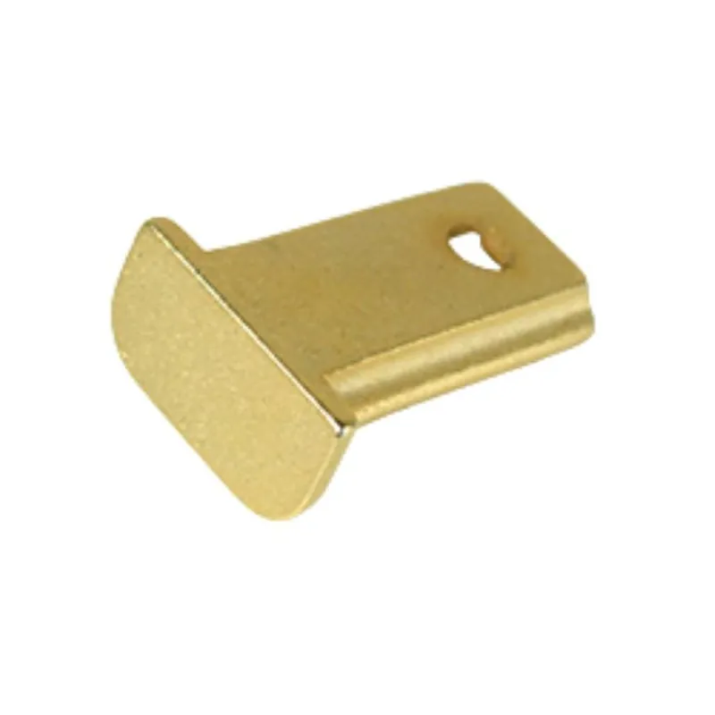 Cavaliere a innesto laterale Fitart, per mensola in legno, lunghezza 31 mm, colore Dorato Opaco Speciale Aanbieding