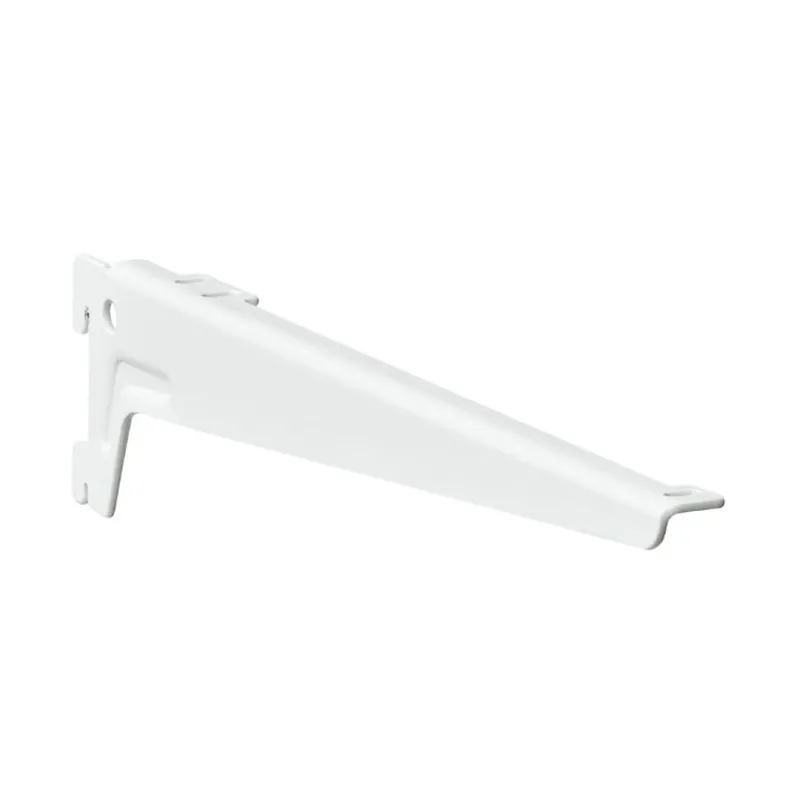 Koopje Coppia Supporto Element System per mensola in legno, lunghezza 280 mm, portata 55 Kg, Acciaio Bianco Verniciato