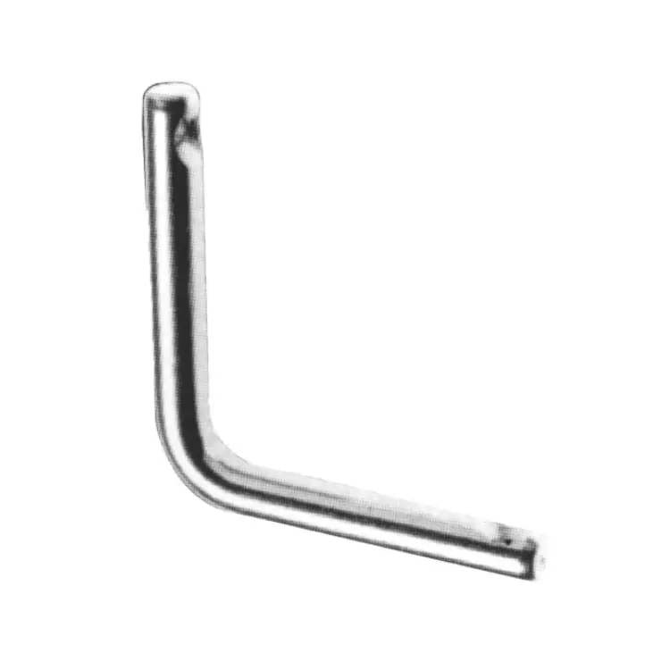 Merkproduct Tirante doppio ad angolo TT2607 CAR per mobile, foro 5 mm, dimensioni 10x65 mm, Ferro finitura Zincato
