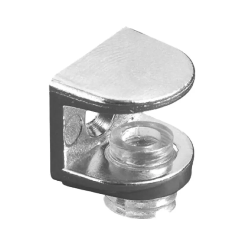 Reggipiano con foro RM4469 CAR per vetro 11 mm, con vite Naturale, Tecnoplastica e Zama finitura Nichelato Tijdelijk Beschikbaar