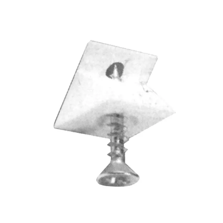 Fermaschiena ad angolo FS0331 CAR per mobile, con vite 3,5x20 mm, Tecnoplastica e Ferro finitura Trasparente Voordeelprijs