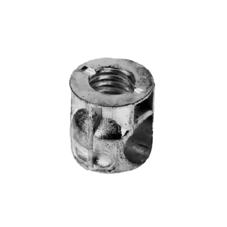 Boccola senza bordo BO1815 CAR per mobile, filettata 8MB, spessore 18 mm, dimensioni 14x14 mm, Zama finitura Zincato Dagaanbieding