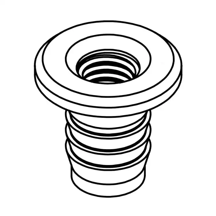 Dado inserto 645A0 Mauri, smontabile, filetto M8, lunghezza 16 mm, in Ferro, finitura Zincato Favoriet