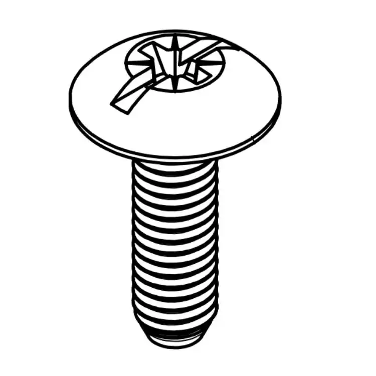 Actieprijs Vite TBL 555C4 Mauri, filetto M6, lunghezza 14 mm, in Ferro, finitura Nichelato