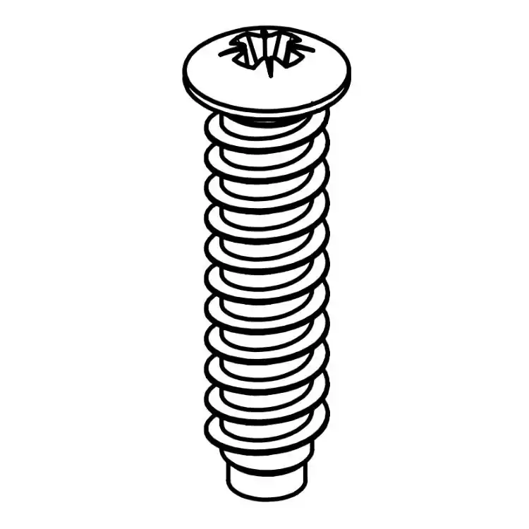 Koopje Vite Euro TC-PZ 422A6 Mauri, diametro 6,3 mm, lunghezza 13 mm, in Ferro, finitura Zincato