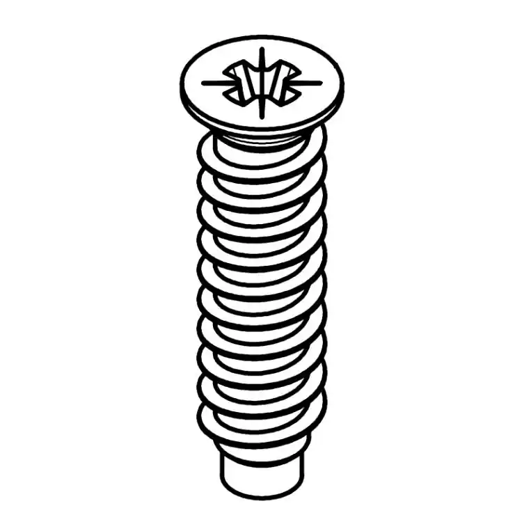 Superprijs Vite Euro TPS-PZ 422A0 Mauri, diametro 6,3 mm, lunghezza 15 mm, in Ferro, finitura Zincato