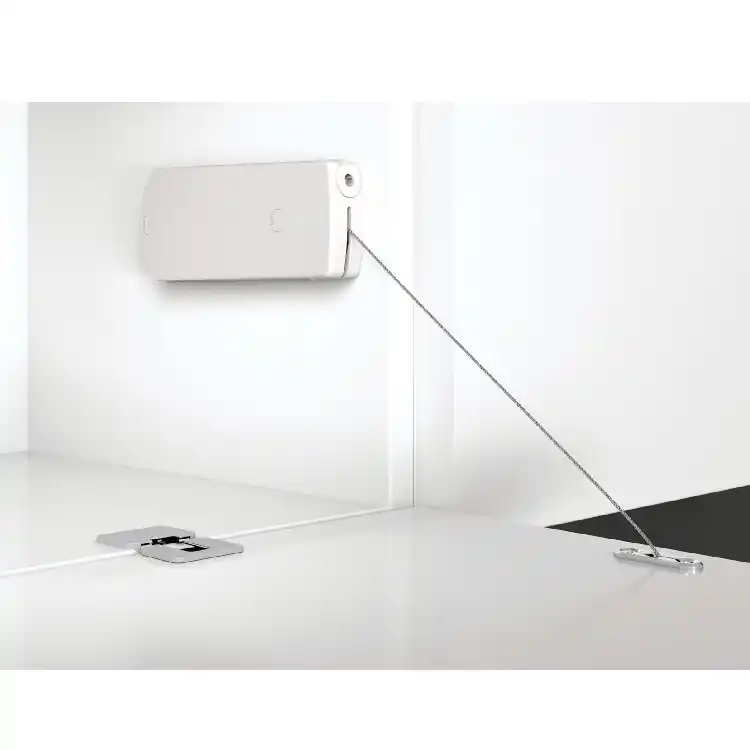Braccetto con molla Microwinch per anta ribalta mobile, forza 4 kg, Plastica finitura Nero Betrouwbaar