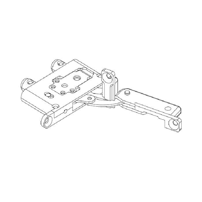 Express Levering Cerniera Proton Effegibrevetti per anta con spessore 18-40 mm, Destra, Acciaio finitura Nichelato