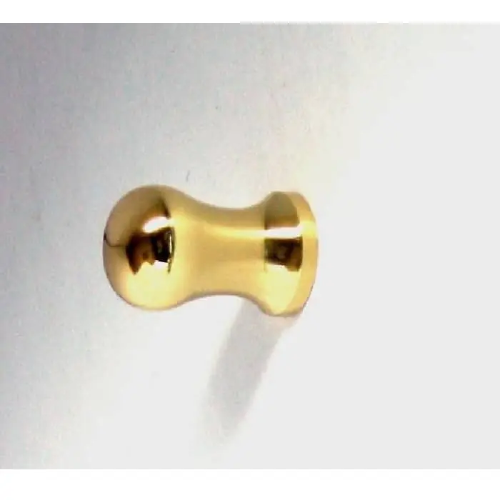 Pomolo per mobile E750 Mariva in Ottone, diametro 15 mm, finitura Bronzato Sfumato Nu Kopen