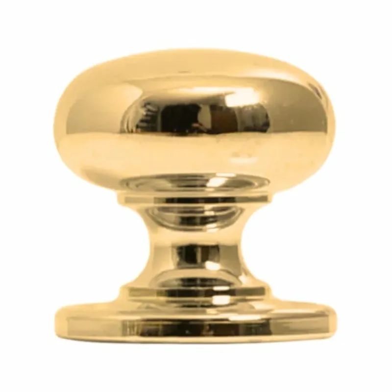 Laatste Versie Pomolo 715 Mariva per mobile, diametro 20 mm, Ottone finitura Lucido Verniciato