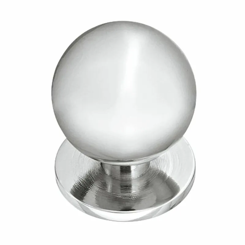 Bestel Nu Pomolo 710 Mariva per mobile, diametro 25 mm, Ottone finitura Cromato Lucido