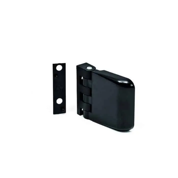 Cerniera Esin Plast Media per infissi con spessore complanare da 1 mm, altezza 48 mm, materiale Resina, colore Nero Koop Online