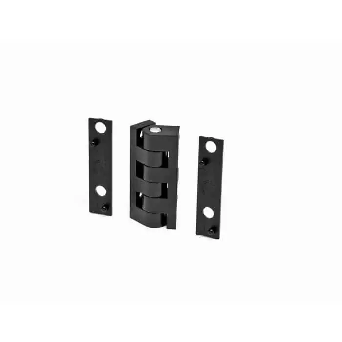 Veilige Betaling Cerniera Esin Plast Mini per infissi con spessore complanare da 1 mm, altezza 48 mm, materiale Resina, colore Nero