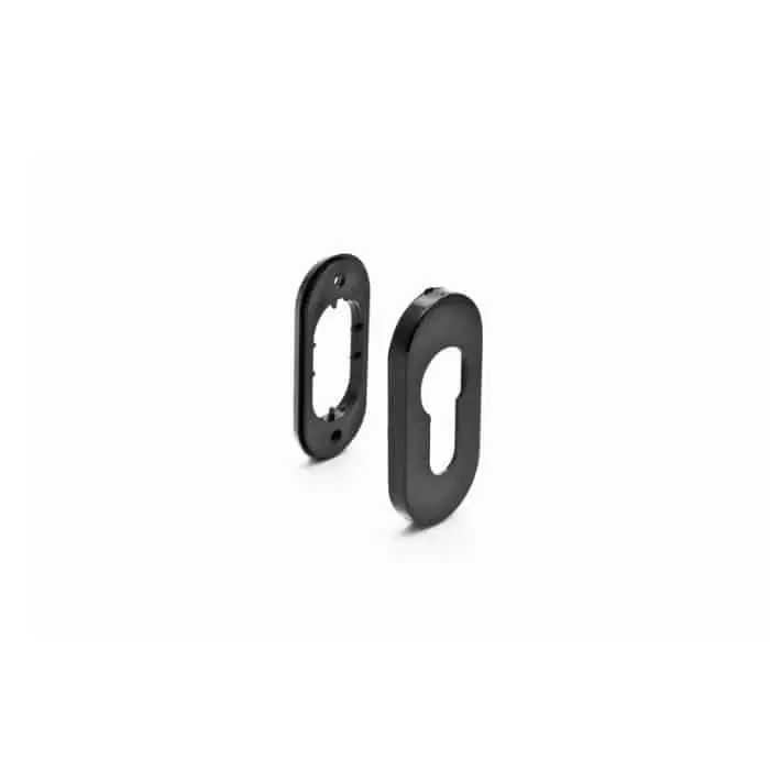 Veilige Betaling Borchia ovale Esin Plast per cilindro sagomato, dimensioni 28x60, materiale Nylon, colore Nero