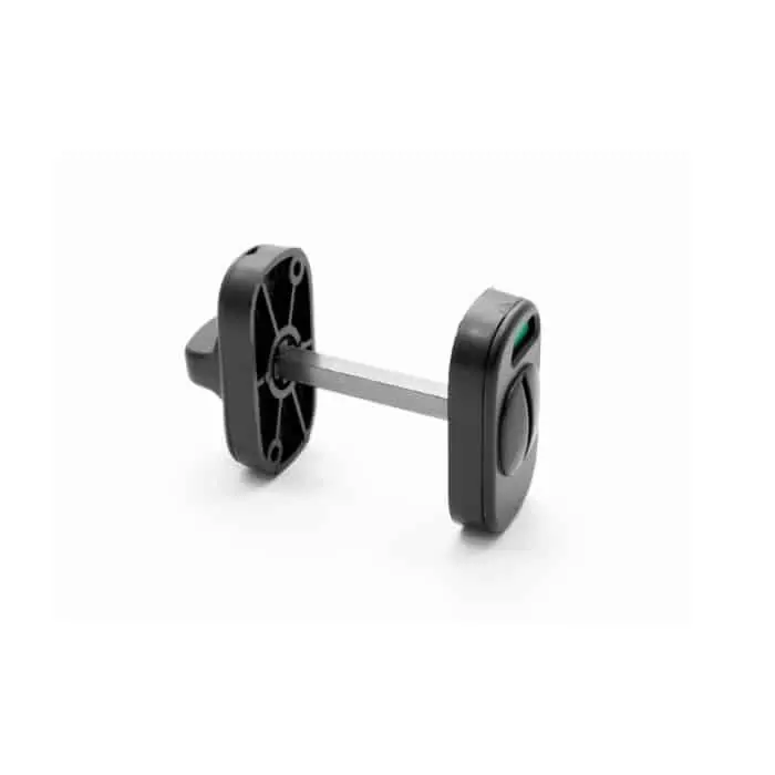 Gratis Retour Blocchetto libero/occupato Esin Plast in Nylon, con quadro dimensioni 6x82 mm, colore Nero
