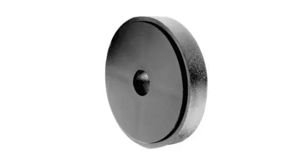 Spessore per fermaimposte Grillo Esin Plast in Nylon, spessore 7,5 mm, diametro 39 mm, finitura Nero Bestseller