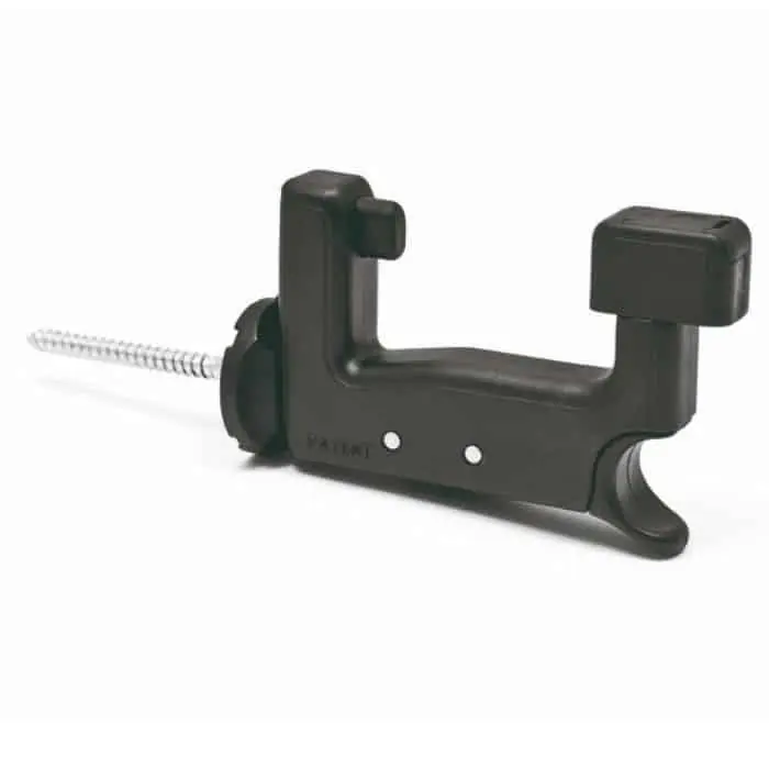 Beperkt Aanbod Fermaimposte Super Top Grillo con ammortizzatore, spessore anta 44 a 60 mm, fissaggio a vite 120 mm, materiale nylon, finitura Nero