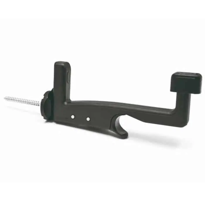 Fermaimposte Super Maxi Grillo, spessore anta 109 a 125 mm, fissaggio a vite 120 mm, materiale nylon, finitura Nero Tijdelijk Beschikbaar