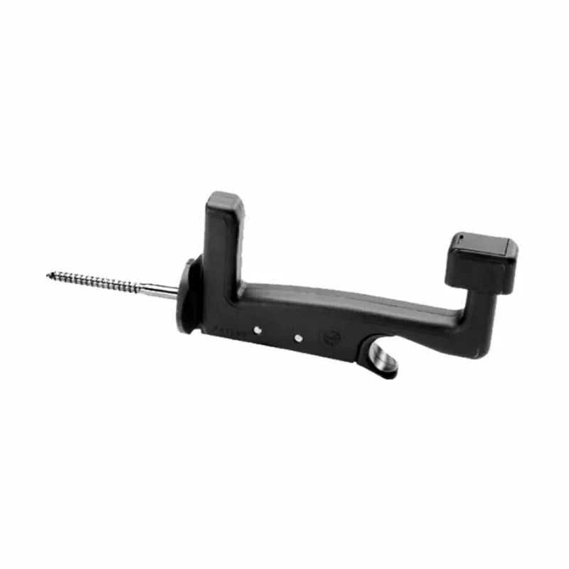 Fermaimposte Super Midi Grillo con ammortizzatore, spessore anta 85 a 101 mm, fissaggio a vite 120 mm, materiale nylon, finitura Nero Fabrieksprijs
