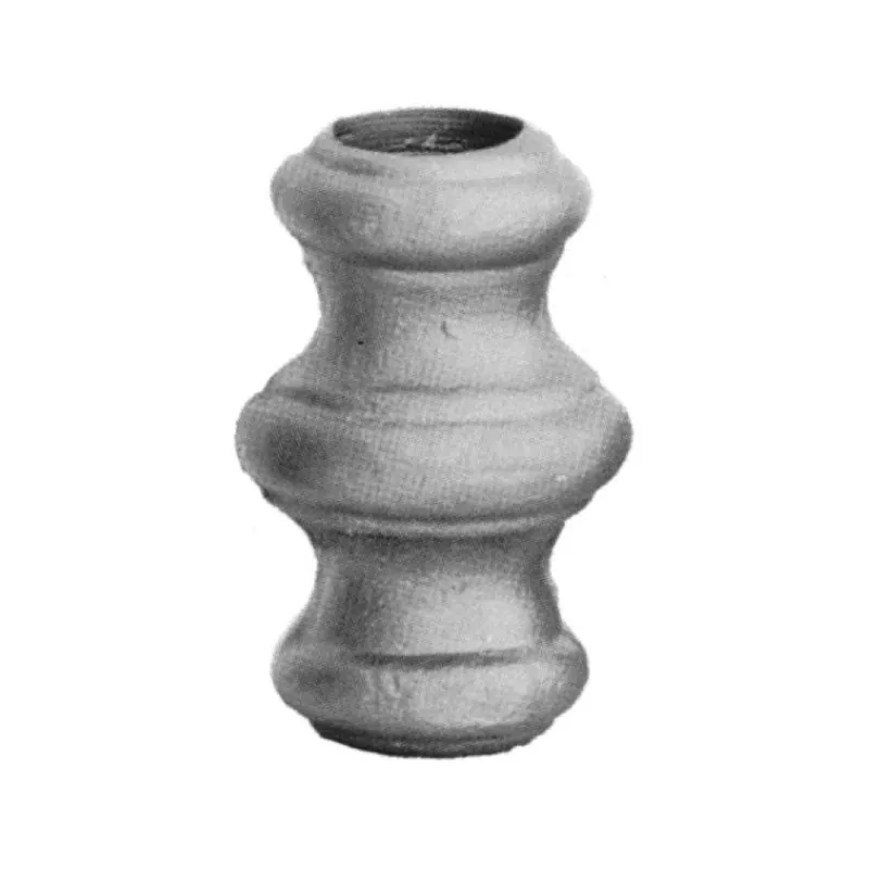 Koop Vandaag Borchia 128/9 India per cancello, foro 16 mm, dimensioni 45x68 mm, materiale Ferro Stampato