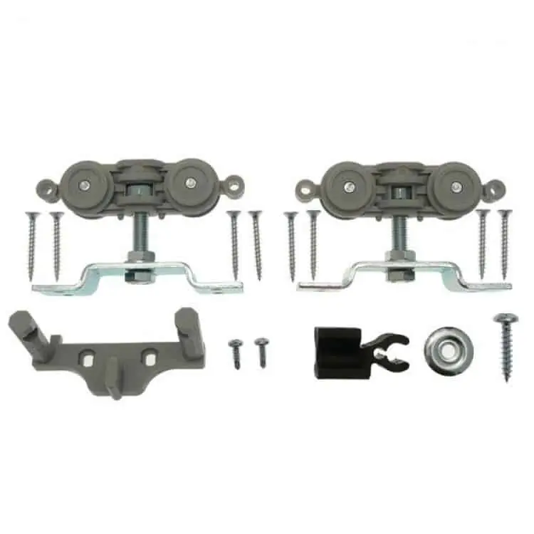 Laatste Kans Kit carrelli scorrevole Eclisse per controtelaio Unico Intonaco, 1 anta, portata 100 Kg