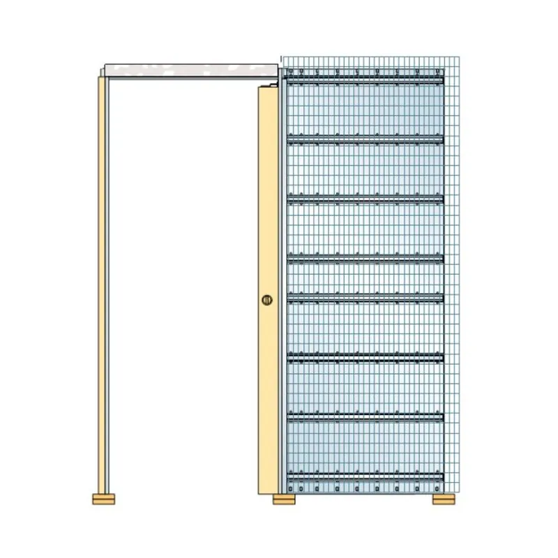 Controtelaio Unico Eclisse per porta scorrevole a scomparsa, modello per Intonaco, 1 anta, misura 800x2100x108 mm, portata 100 Kg Superprijs