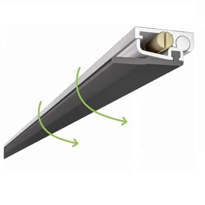 Koop Online Soglia mobile Mec CCE per porta in alluminio e legno, pulsante di regolazione, lunghezza 1030 mm, corsa 13 mm
