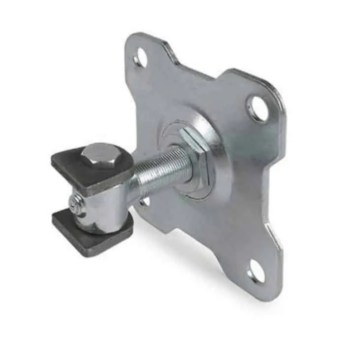 Cardine superiore a passo fine Adem, piastra regolabile, diametro 24x2 mm, finitura Zincata Seizoensaanbieding