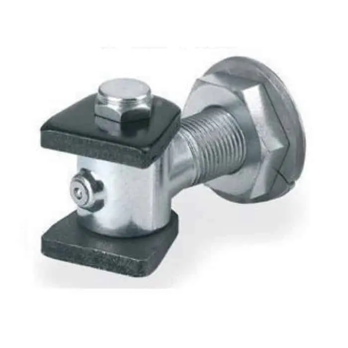 Cardine superiore a passo fine Adem per cancello ad anta, regolabile, diametro (A) 24x2 mm, finitura Zincata Hoge Kwaliteit