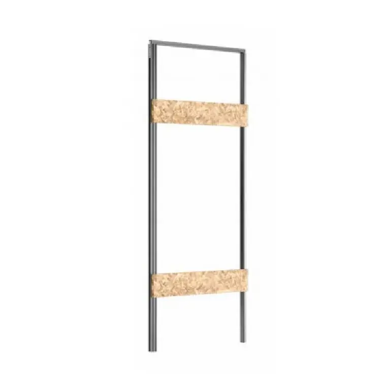 Laatste Kans Telaio Filo Point per anta filomuro Destra, dimensioni 900x2100 mm, finitura Alluminio