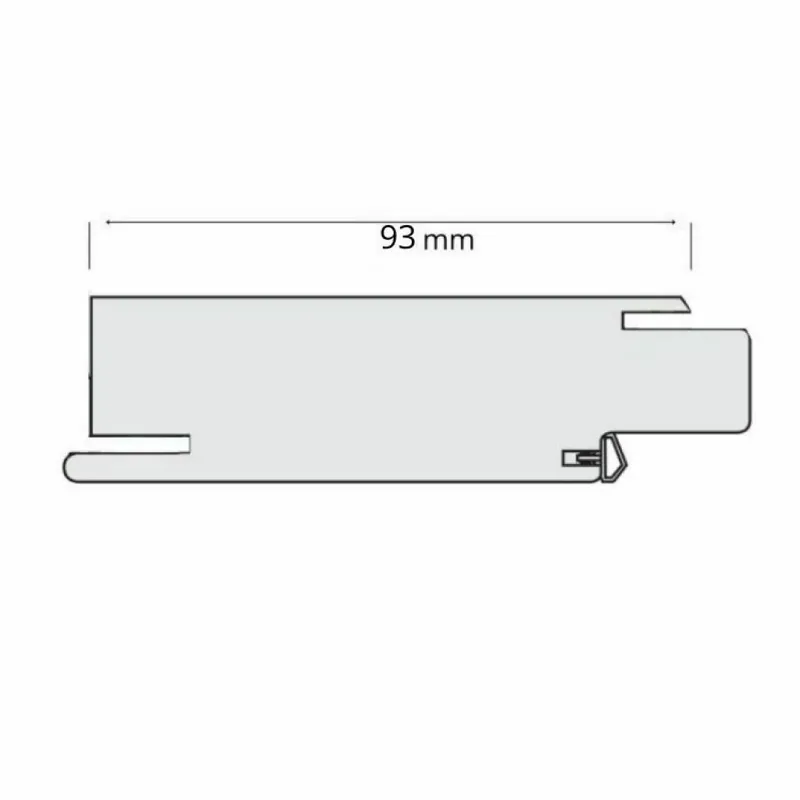 Meest Verkocht Traverso per stipiti porta modello Sofi in laminatino TSS, dimensione 800x100 mm, finitura Bianco Liscio