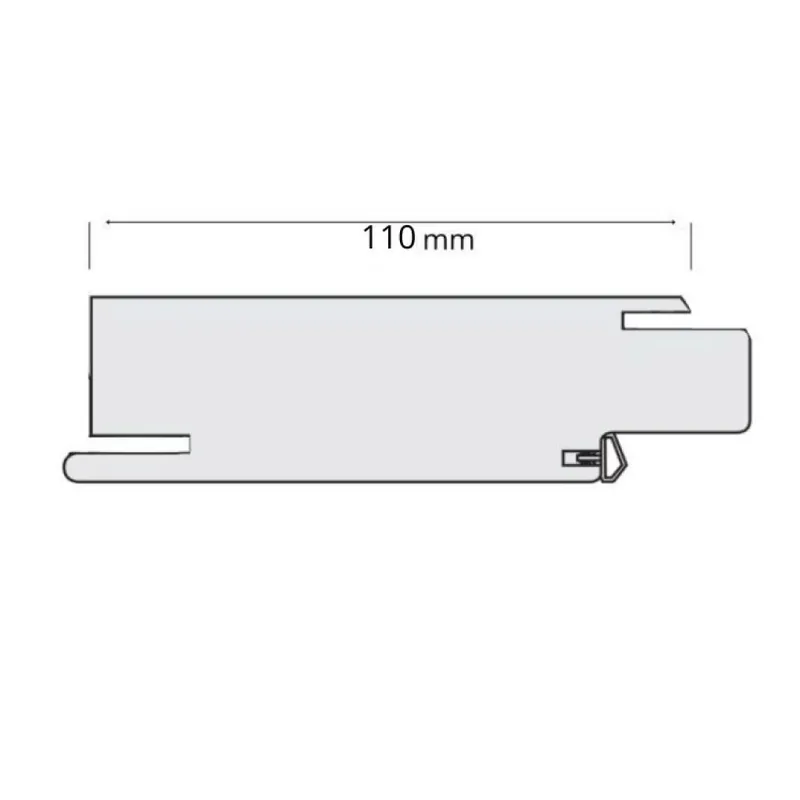 Flitsaanbieding Traverso superiore Modello Q Door-Xe per stipite porta battente, dimensione 800x125 mm, Laminatino TSS finitura Bianco Liscio