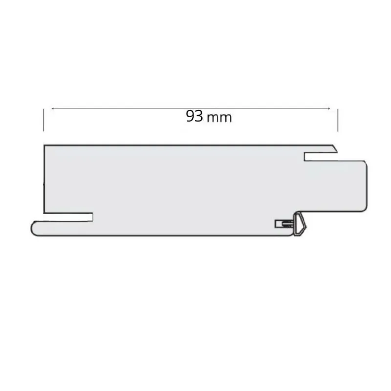 Traverso superiore Modello Q Door-Xe per stipite porta battente, dimensione 600x100 mm, Laminatino TSS finitura Bianco Liscio Dagaanbieding