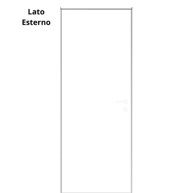 Aanbieding Pannello Modello Q Door-Xe per porta battente mano Destra, dimensione 700x2100 mm, Laminatino TSS finitura Palissandro