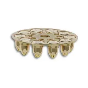 Set 100 cartucce tonde DeWalt per chiodatrice, calibro 25 mm, colore Giallo Finale Uitverkoop