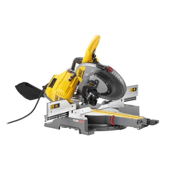 Troncatrice radiale DeWalt con 2 batterie 54 V XR Flexvolt, diametro lama 305 mm Koopje