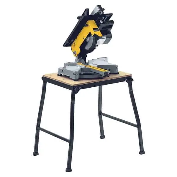 Troncatrice con pianetto superiore e testa fissa DeWalt, motore induzione 1300 W, diametro lama 260 mm Express Levering