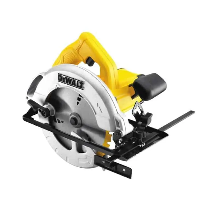 Sega circolare compatta DeWalt con motore 1350 W, diametro lama 184 mm, profondità taglio 65 mm Gecertificeerd