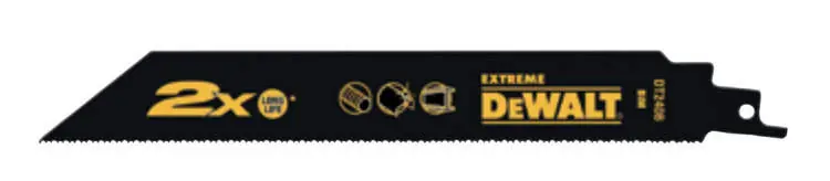 Lama Bi-Metal per taglio metallo DeWalt per sega universale, lunghezza 203 mm, passo 1,4 mm Bestel Nu